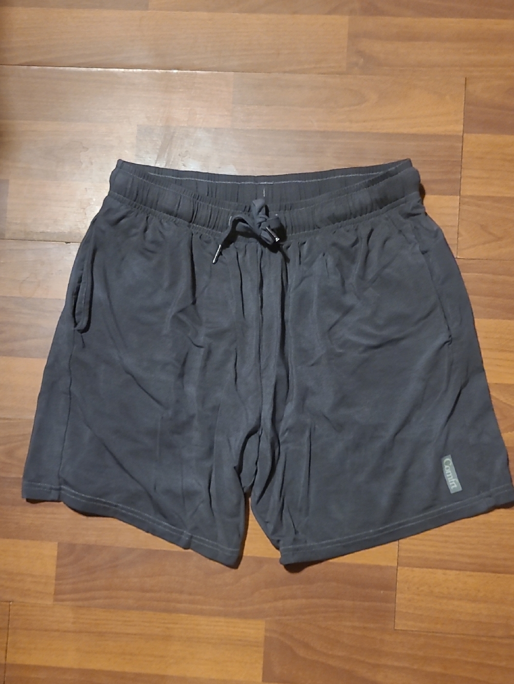 Women's Charcoal Drawstring Lounge Comfrt Shorts